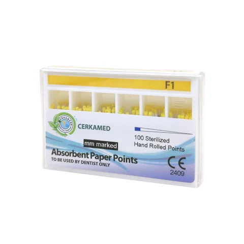 PAPER POINTS F1, F2, F3, Protaper, markirani, a100, Cerkamed
