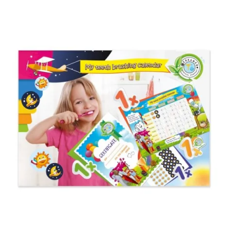 "TEETH BRUSH CALENDAR" za djecu, a4, Cerkamed