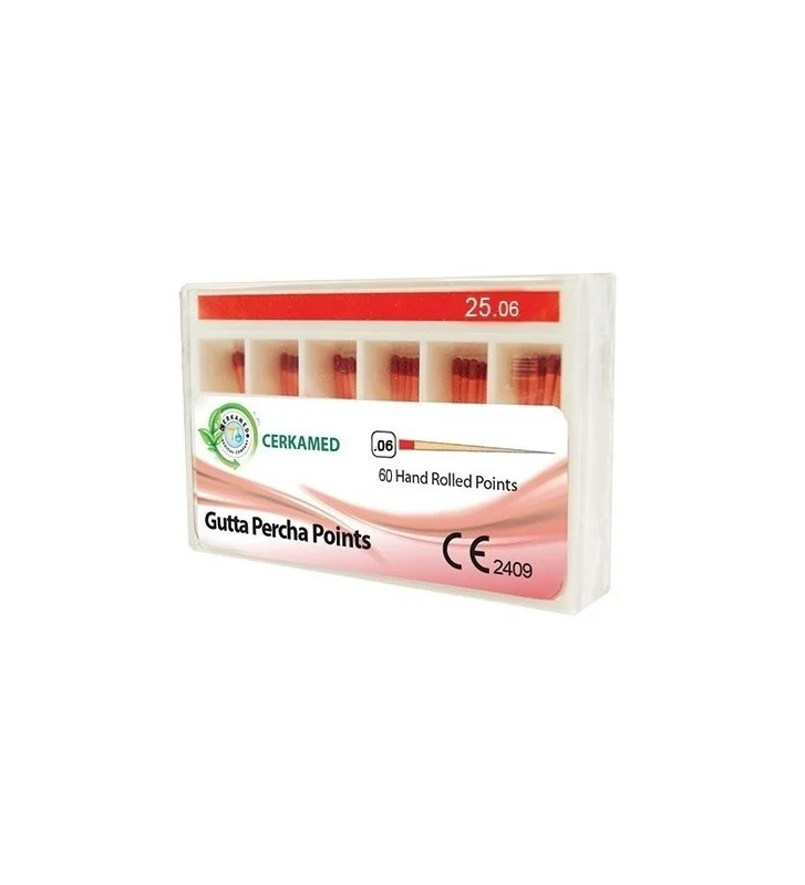 GUTTA PERCHA POINTS 6% 25 markirani, a60